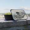 Zebra Portrait Eco-Friendly Bento Box with Band and Utensils