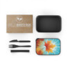 Fall Maple Leaf  Eco-Friendly Bento Box with Band and Utensils