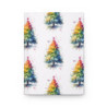 Rainbow Watercolor Christmas Tree Journal, Matte,  8" x 5.7"