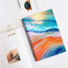 Colors of Summer Abstract Art Spiral Notebook - Ruled Line, 8" x 6"