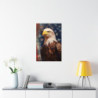 Patriotic Bald Eagle Portrait Premium Matte Vertical Poster 20" x 30" Poster