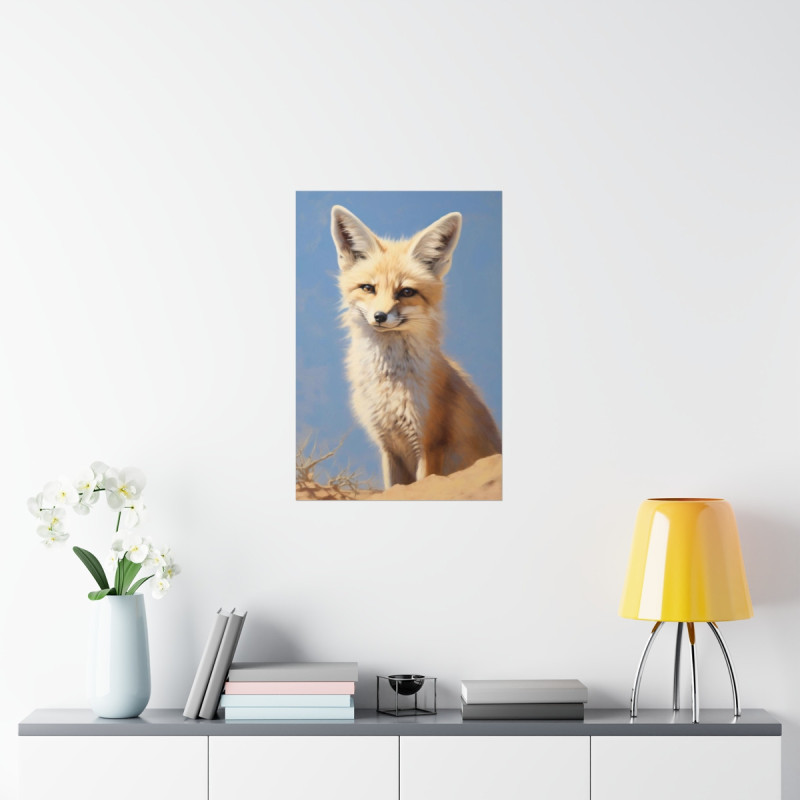 Kit Fox Portrait Premium Matte Vertical Poster 20" x 30" Poster