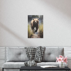 Grizzly Bear Premium Matte Vertical Poster 20" x 30" Poster