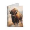 American Bison Buffalo Spiral Notebook - Ruled Line, 8" x 6"