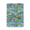 Watercolor Waterlily Pads in a Pond Hardcover Journal, Matte,  8" x 5.7"