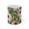 Echinacea Purpurea Purple Coneflowers Ceramic Mug 11oz