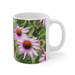 Echinacea Purpurea Purple Coneflowers Ceramic Mug 11oz