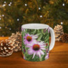 Echinacea Purpurea Purple Coneflowers Ceramic Mug 11oz