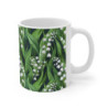 Lily of the Valley Pattern Ceramic Mug 11oz