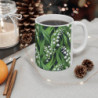 Lily of the Valley Pattern Ceramic Mug 11oz