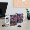 Rainbow Colored Sequin Pattern Ceramic Mug 11oz