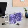 Blue and Purple Sequin Pattern Ceramic Mug 11oz