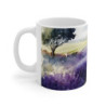 Field of French Lavender in the Countryside Ceramic Mug 11oz