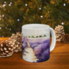 Field of French Lavender in the Countryside Ceramic Mug 11oz