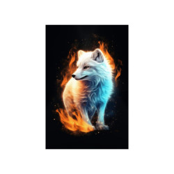 Fiery Fox Premium Matte Vertical Poster 20" x 30" Poster