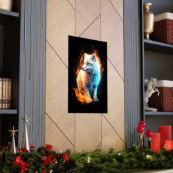 Fiery Fox Premium Matte Vertical Poster 20" x 30" Poster