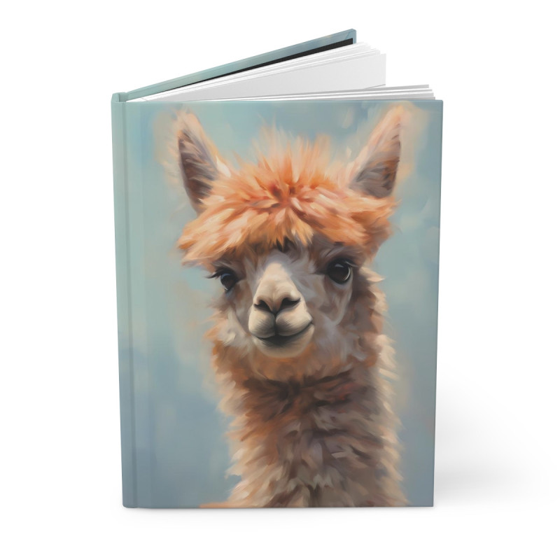 Alpaca Portrait Journal, Matte,  8" x 5.7"