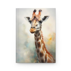 Giraffe Portrait Journal, Matte,  8" x 5.7"