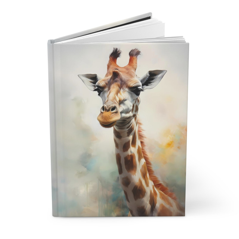 Giraffe Portrait Journal, Matte,  8" x 5.7"