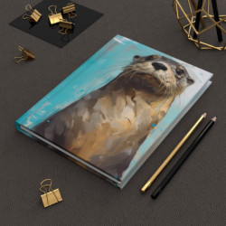 Otter Portrait Journal, Matte,  8" x 5.7"