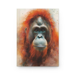 Orangutan Portrait Journal, Matte,  8" x 5.7"