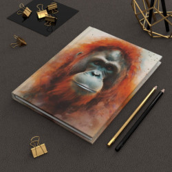 Orangutan Portrait Journal, Matte,  8" x 5.7"