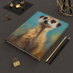 Meerkat Portrait Journal, Matte,  8" x 5.7"