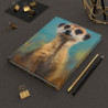 Meerkat Portrait Journal, Matte,  8" x 5.7"