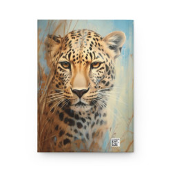 Leopard Portrait Journal, Matte,  8" x 5.7"