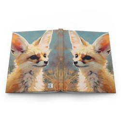 Fennec Fox Portrait Journal, Matte,  8" x 5.7"