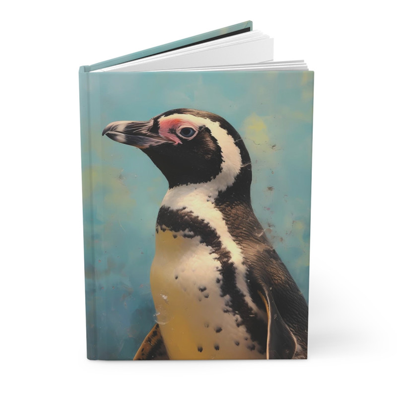 African Penguin Portrait Journal, Matte,  8" x 5.7"