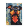 Comical Dobermann Dog Journal, Matte,  8" x 5.7"