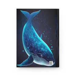 Ethereal Whale Design Journal, Matte,  8" x 5.7"