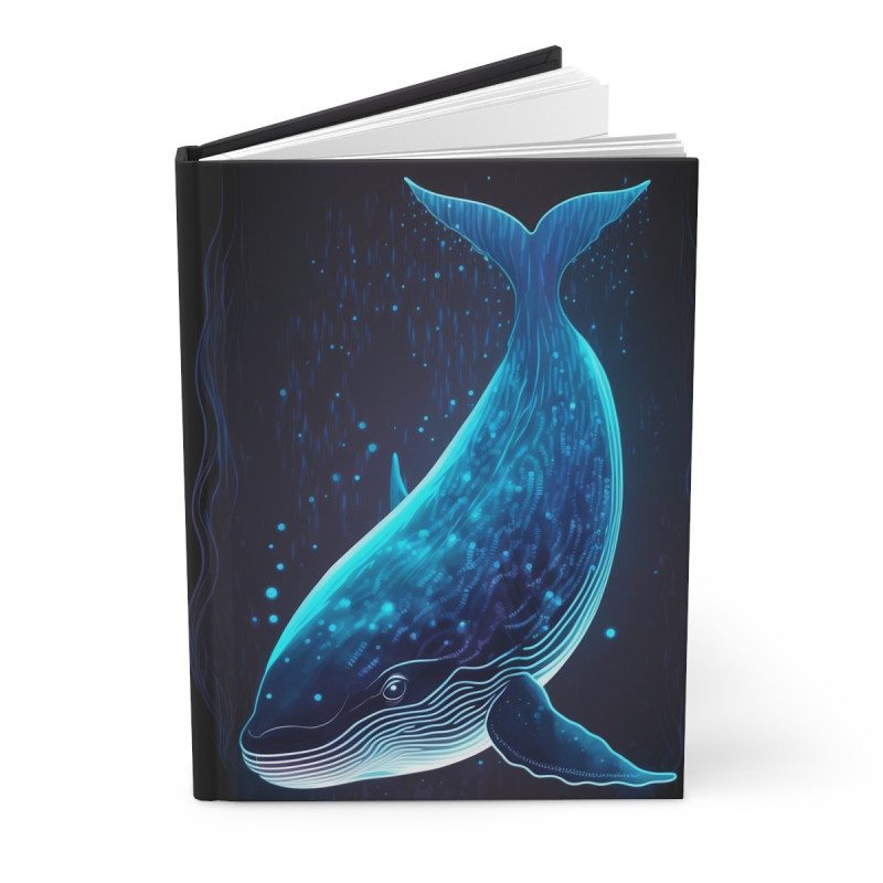 Ethereal Whale Design Journal, Matte,  8" x 5.7"