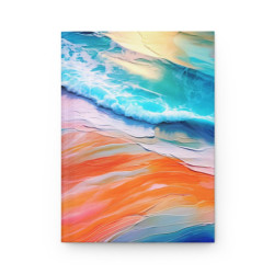 Colors of Summer Abstract Art Journal, Matte,  8" x 5.7"