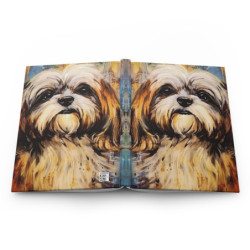 Shih Tzu Dog Journal, Matte,  8" x 5.7"