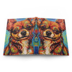 Chihuahua Dog Bright Design Journal, Matte,  8" x 5.7"