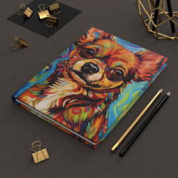 Chihuahua Dog Bright Design Journal, Matte,  8" x 5.7"