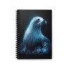 Ethereal Seal Design Spiral Notebook - Ruled Line, 8" x 6"