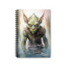 Evil Goblin Spiral Notebook - Ruled Line, 8" x 6"