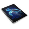 Ethereal Turtle Design Spiral Notebook - Ruled Line, 8" x 6"