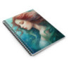 Beautiful Mermaid Spiral Notebook - Ruled Line, 8" x 6"