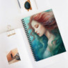 Beautiful Mermaid Spiral Notebook - Ruled Line, 8" x 6"