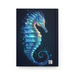 Ethereal Seahorse Design Journal, Matte,  8" x 5.7"