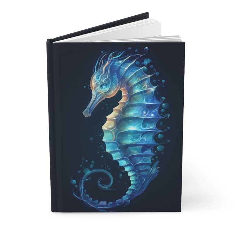 Ethereal Seahorse Design Journal, Matte,  8" x 5.7"