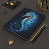 Ethereal Seahorse Design Journal, Matte,  8" x 5.7"