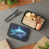 Ethereal Shark Design Eco-Friendly Bento Box with Band and Utensils