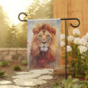 Lion Portrait Garden & House Flag Banner