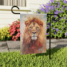 Lion Portrait Garden & House Flag Banner