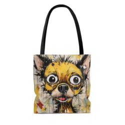 Comical Chihuahua Tote Bag